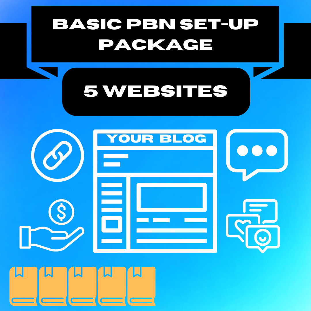 Basic PBN Set-up Package (5 Sites)