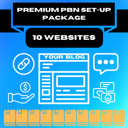 Premium PBN Set-Up Package (10 Sites)